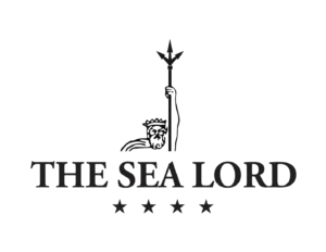 Sea Lord Hotel emblem with trident